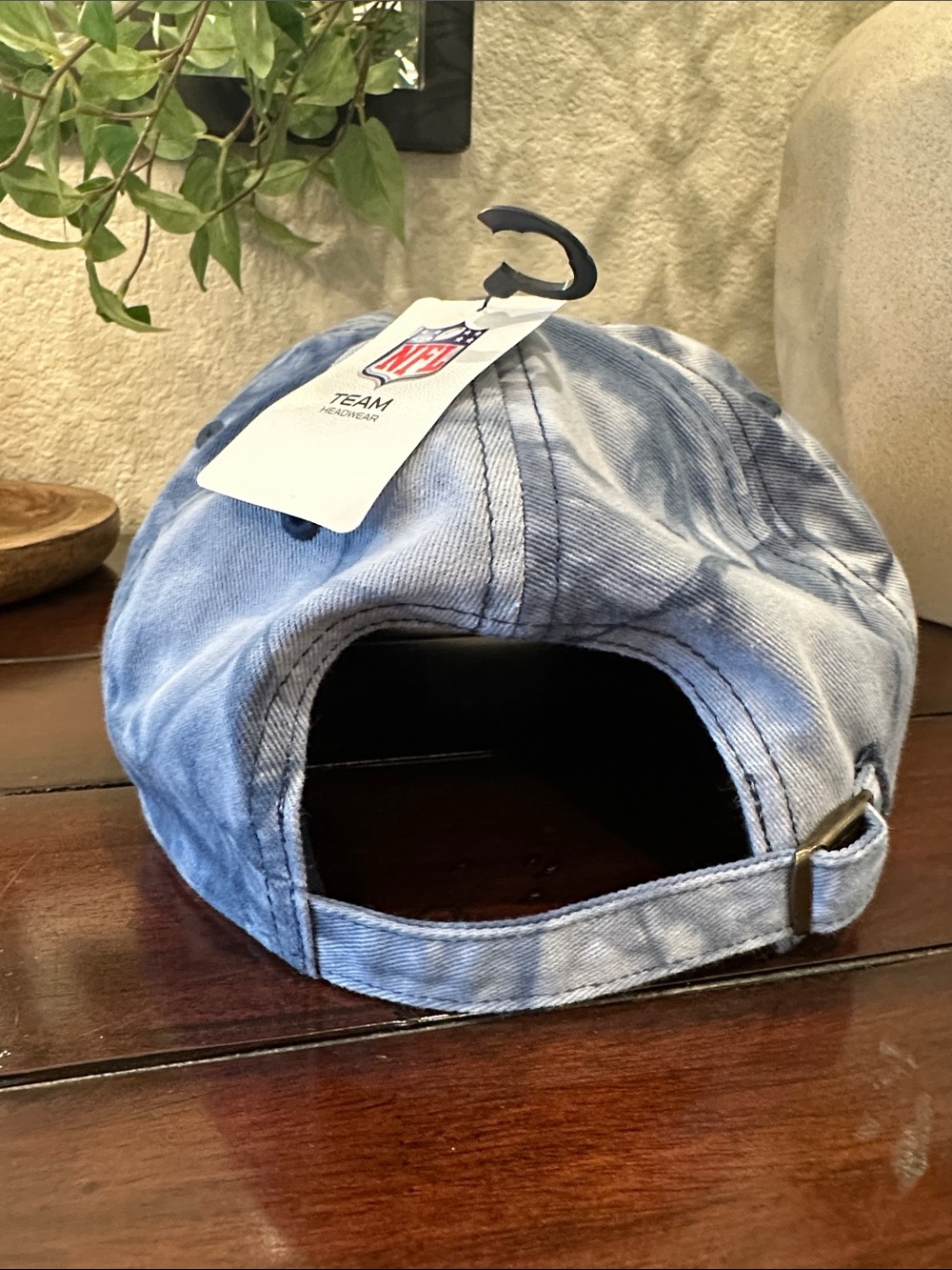 Denver Broncos Women's Tie-Dye Cap - Blue/Orange/White - Picture 4 of 8